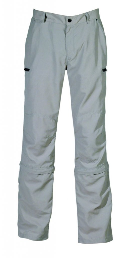 CODE 1252 kalhoty Zip-off khaki šedá, vel. XXL