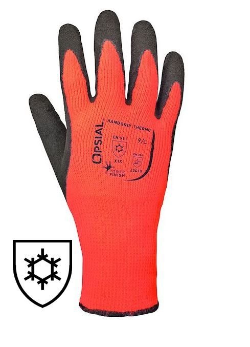 OPSIAL rukavice HANDGRIP THERMO P702LG7 zateplené, máčené