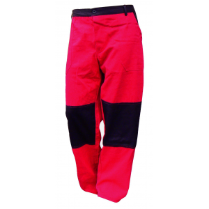 prodloužené SAM-S pasové kalhoty červené
