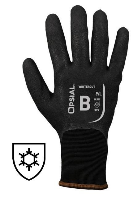 OPSIAL rukavice WINTERCUT P702940 zeteplené, protipořezové 4X42B