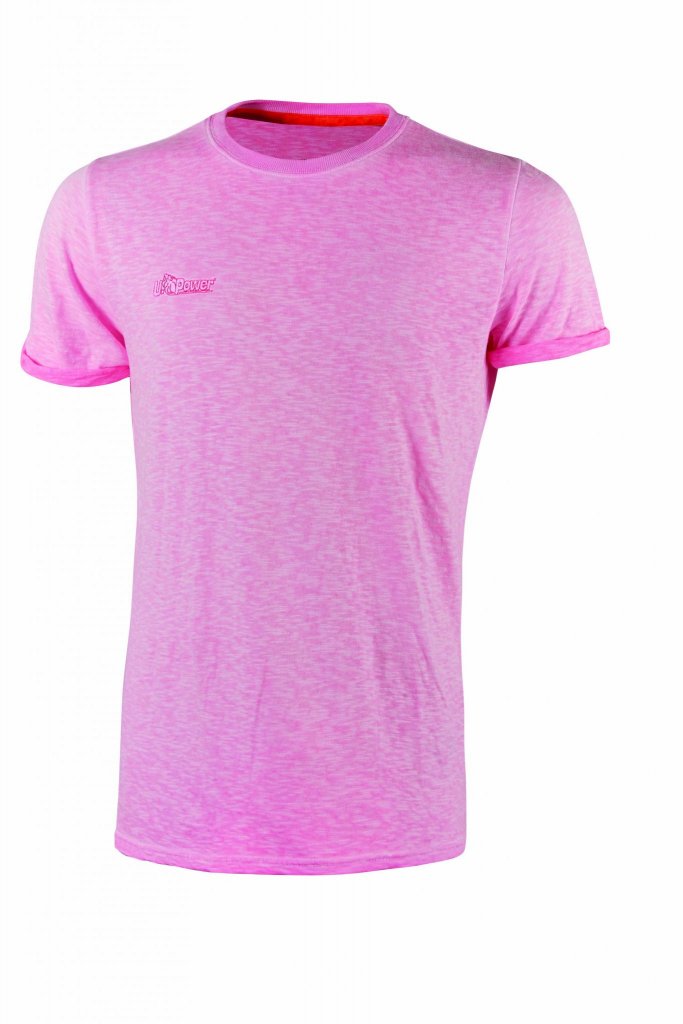 U-Power triko krátký rukáv FLUO, pink