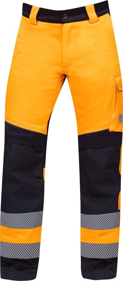 Kalhoty pas reflexní SIGNAL oranžovo/černé
