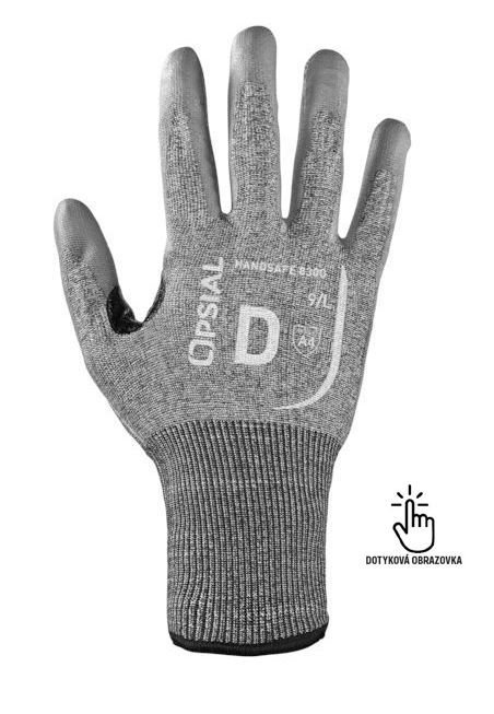 OPSIAL rukavice HANDSAFE 830G P702LQJ protipořezové 4X43D