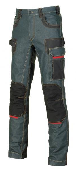 U-Power kalhoty pas PLATINUM BUTTON rust jeans