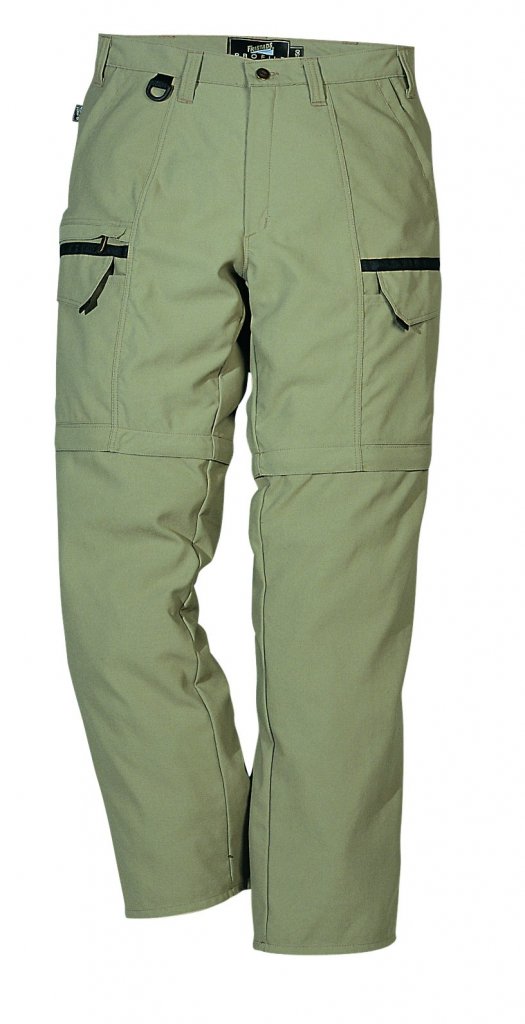ZO234-54 kalhoty Zip-off khaki šedá, vel.  S