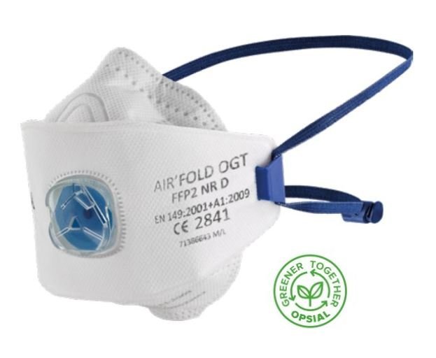 OPSIAL respirátor AIR FOLD OGT FFP2 NR D P70C2ZB s ventilkem