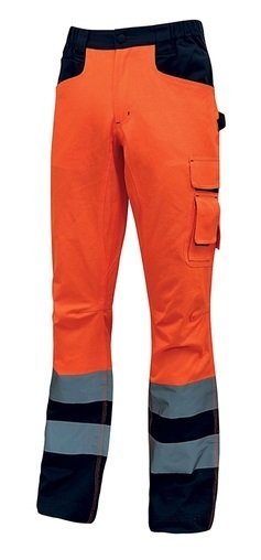U-Power reflexní kalhoty pas RADIANT, orange fluo