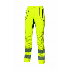  U-Power reflexní kalhoty do pasu REN, yellow fluo