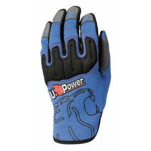 U-Power rukavice BOOST GP, blue neon