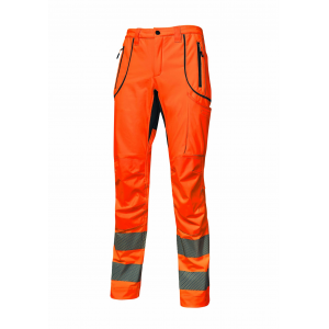 U-Power reflexní kalhoty do pasu REN, orange fluo