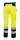 U-Power reflexní kalhoty pas LIGHT, yellow fluo